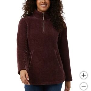 32 Degrees Heat Plush Quarter-Zip Pullover